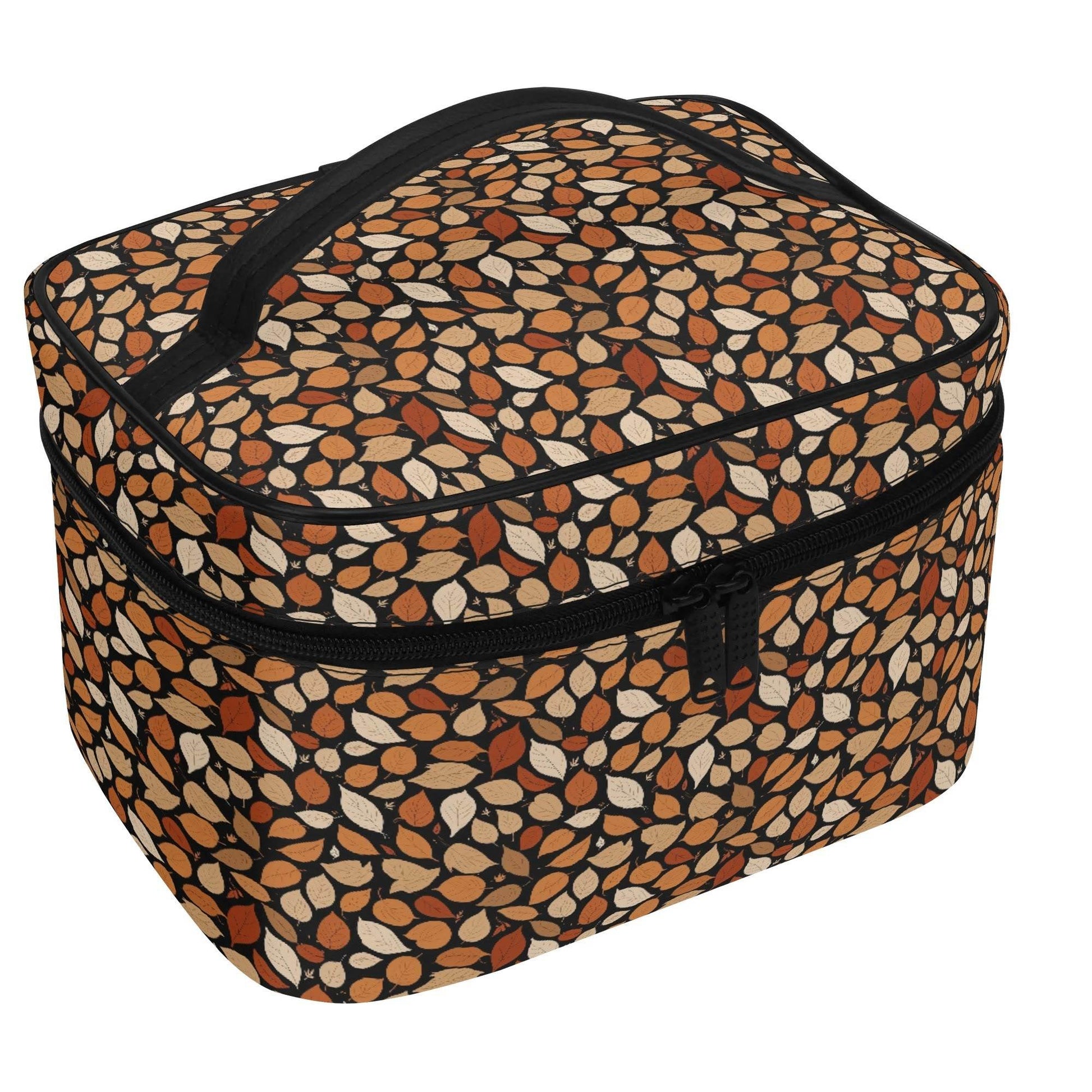 Dark Fall Leather Cosmetic Bag - DeRose Seasonal
