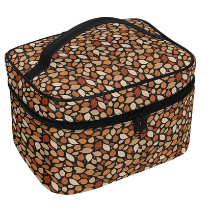 Dark Fall Leather Cosmetic Bag - DeRose Seasonal