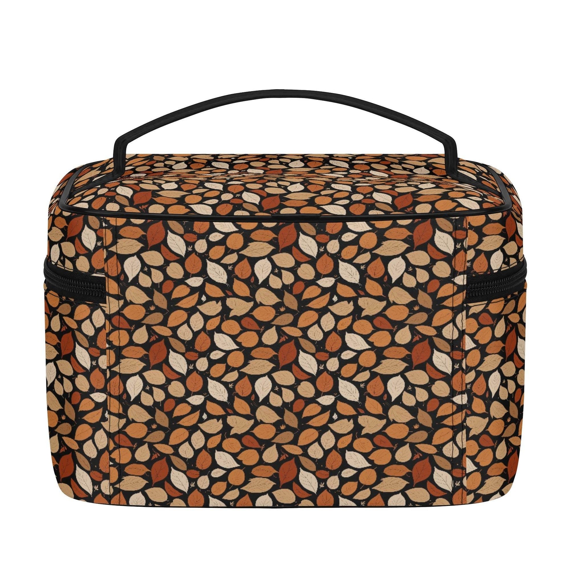 Dark Fall Leather Cosmetic Bag - DeRose Seasonal