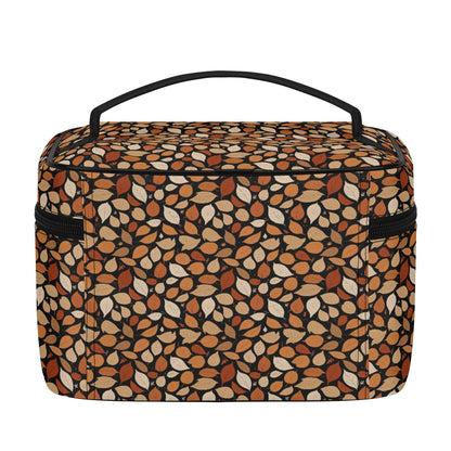 Dark Fall Leather Cosmetic Bag - DeRose Seasonal
