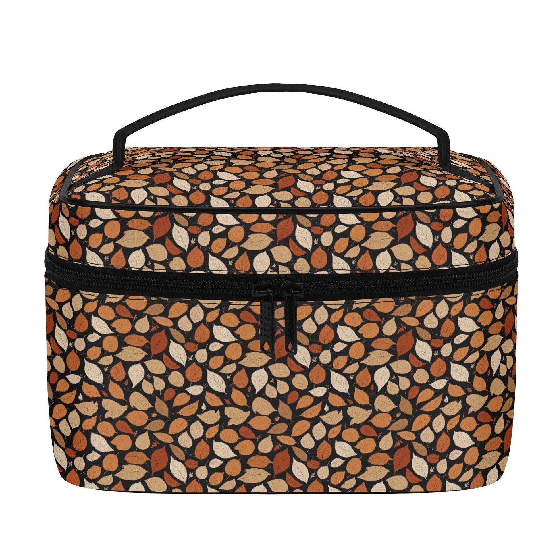 Dark Fall Leather Cosmetic Bag - DeRose Seasonal