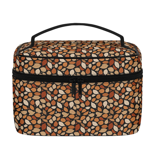 Dark Fall Leather Cosmetic Bag - DeRose Seasonal