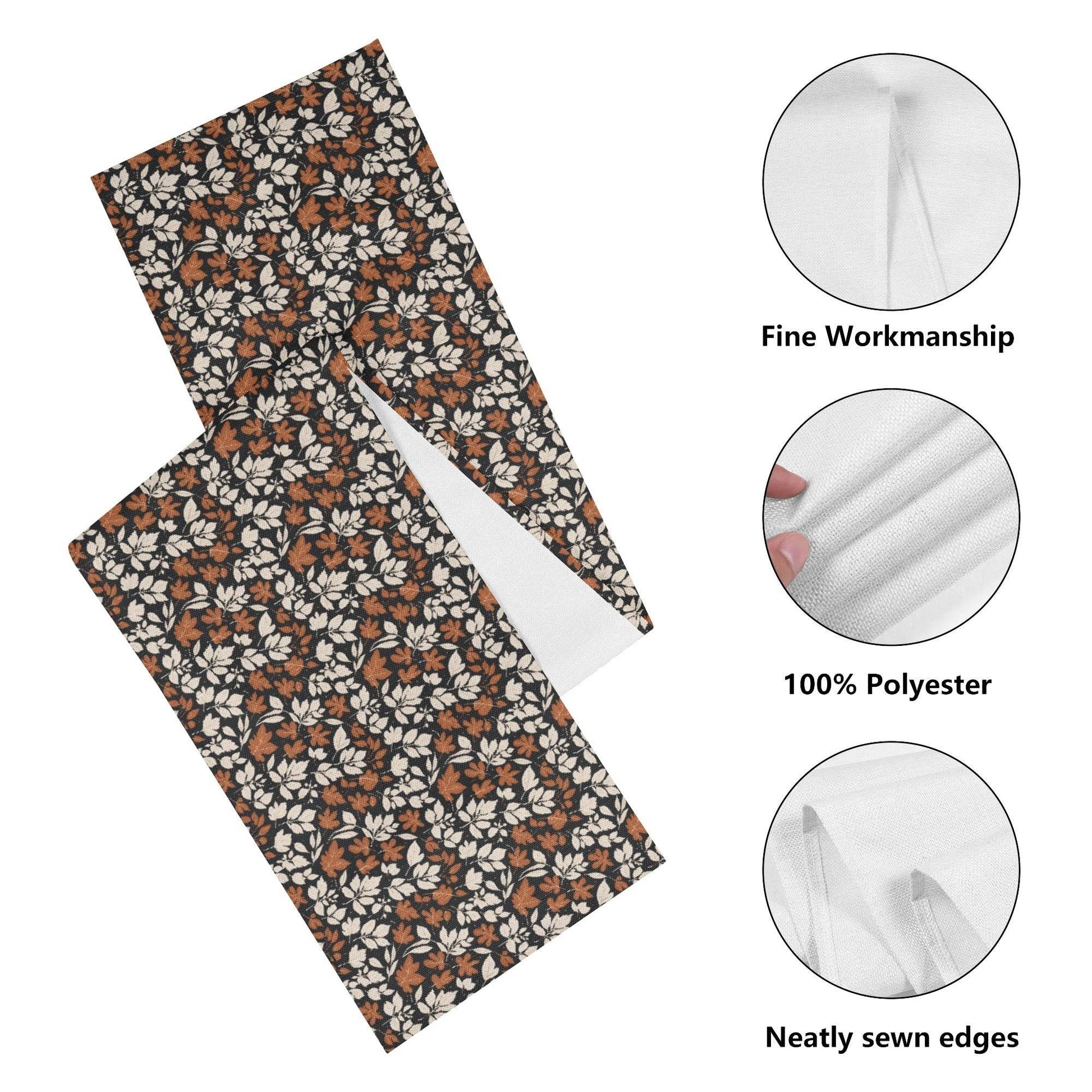 Dark Fall Polyester Table Runner - DeRose Seasonal