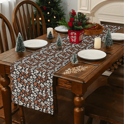 Dark Fall Polyester Table Runner - DeRose Seasonal