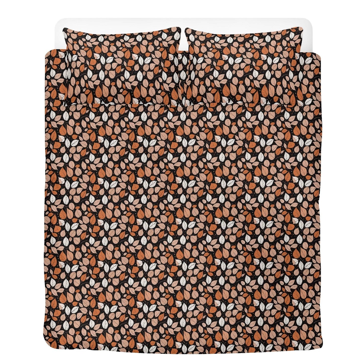 Dark Leaves 3 Pcs Beddings - DeRose Seasonal