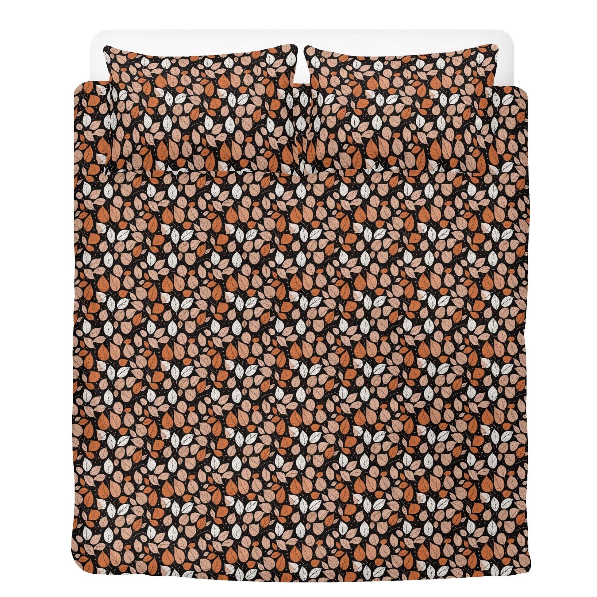 Dark Leaves 3 Pcs Beddings - DeRose Seasonal