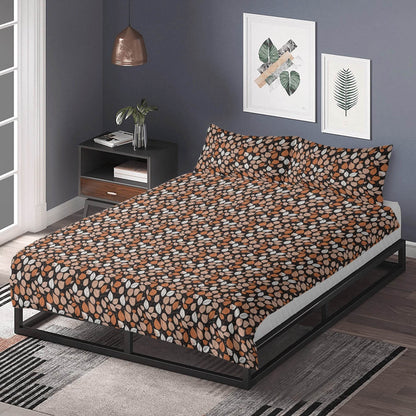 Dark Leaves 3 Pcs Beddings - DeRose Seasonal