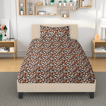 Dark Leaves 3 Pcs Beddings - DeRose Seasonal