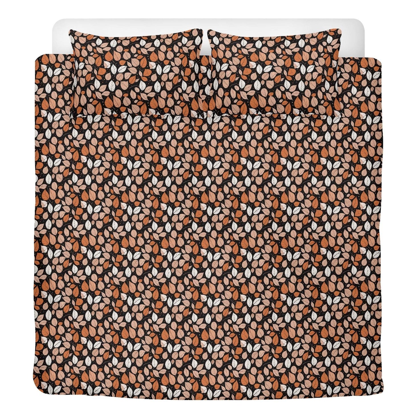 Dark Leaves 3 Pcs Beddings - DeRose Seasonal