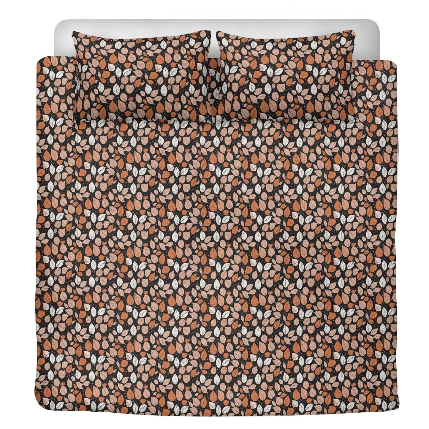 Dark Leaves 3 Pcs Beddings - DeRose Seasonal