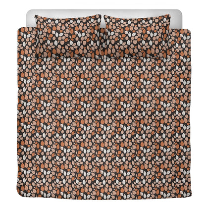 Dark Leaves 3 Pcs Beddings - DeRose Seasonal