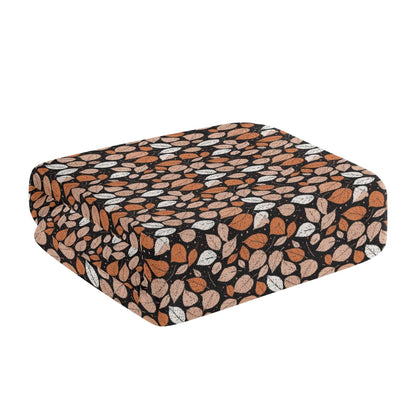 Dark Leaves Bath Towel - DeRose Seasonal