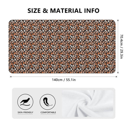 Dark Leaves Bath Towel - DeRose Seasonal