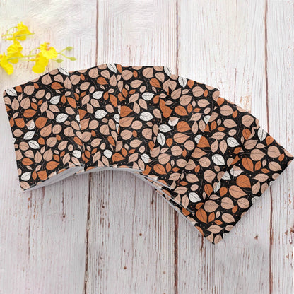 Dark Leaves Hand Towels (6 Pcs) - DeRose Seasonal