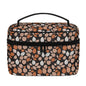 Dark Leaves Leather Cosmetic Bag - DeRose Seasonal