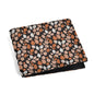 Dark Leaves Men's Minimalist Leather Folded Wallet - DeRose Seasonal