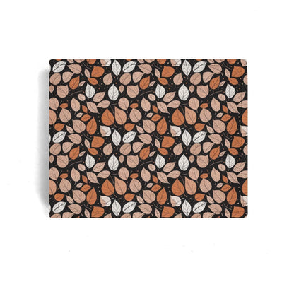 Dark Leaves Men's Minimalist Leather Folded Wallet - DeRose Seasonal