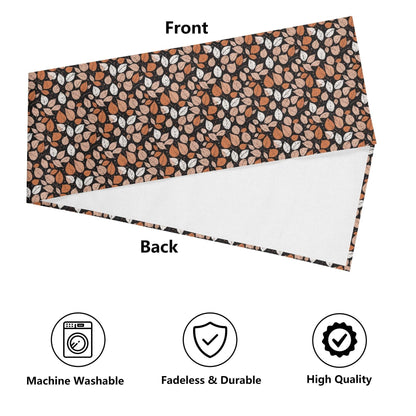 Dark Leaves Polyester Table Runner - DeRose Seasonal