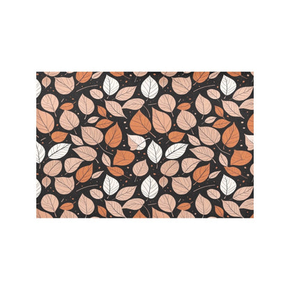 Dark Leaves Table Placemat (set of 6) Placemats 12" x 18" (Set of 6) DeRose Seasonal
