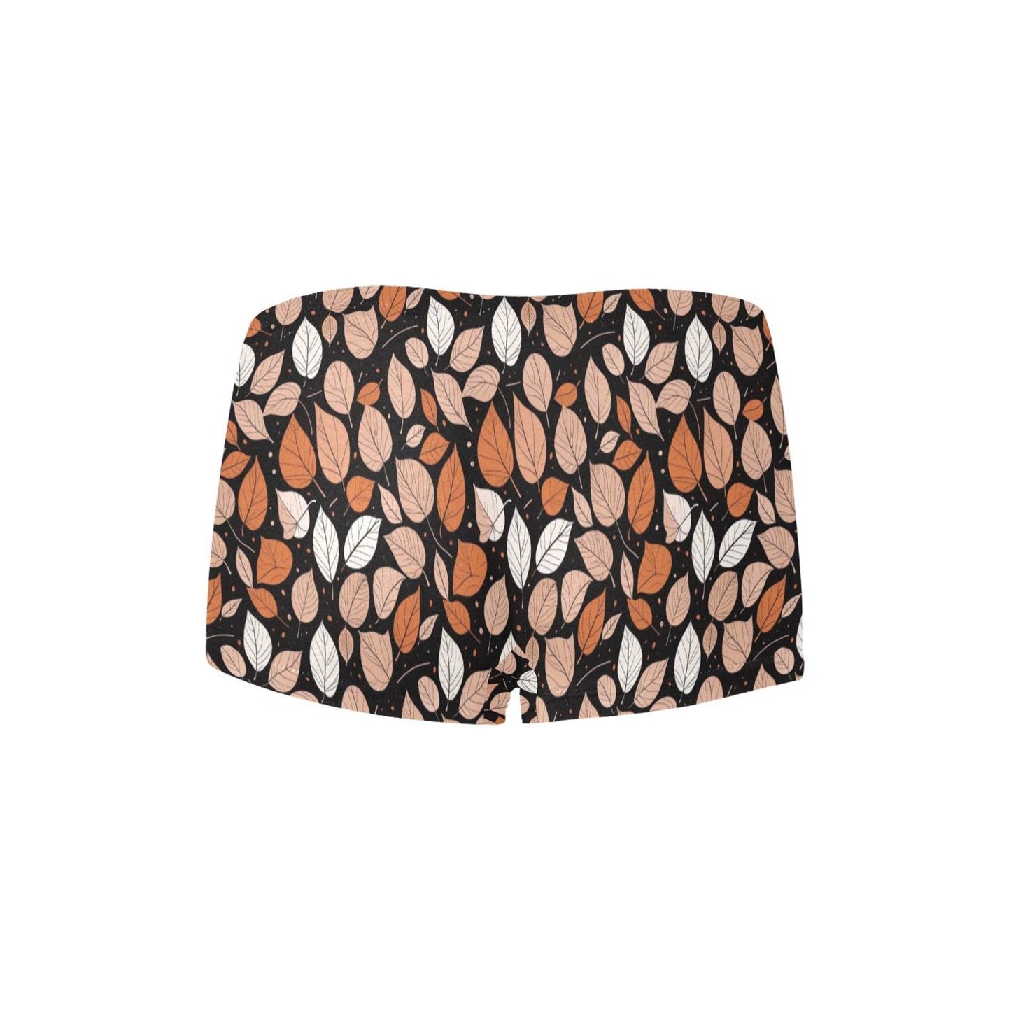 Dark Leaves Women's Underwear Briefs Women's Boyshort Panties (Model L31) - DeRose Seasonal