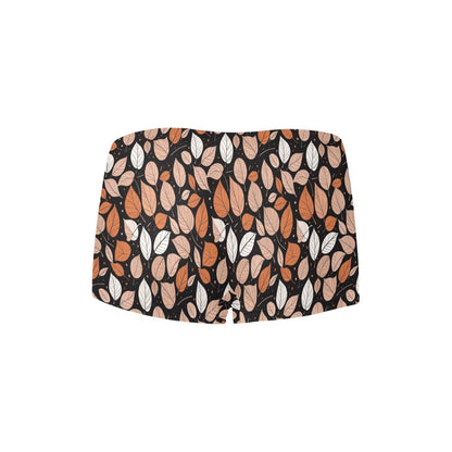 Dark Leaves Women's Underwear Briefs Women's Boyshort Panties (Model L31) - DeRose Seasonal