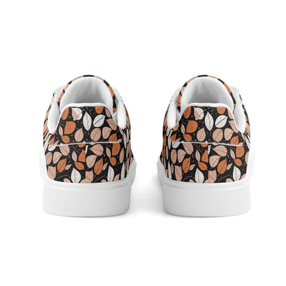 Dark leaves Adult Lightweight Brand Low Top Leather Shoes - DeRose Seasonal