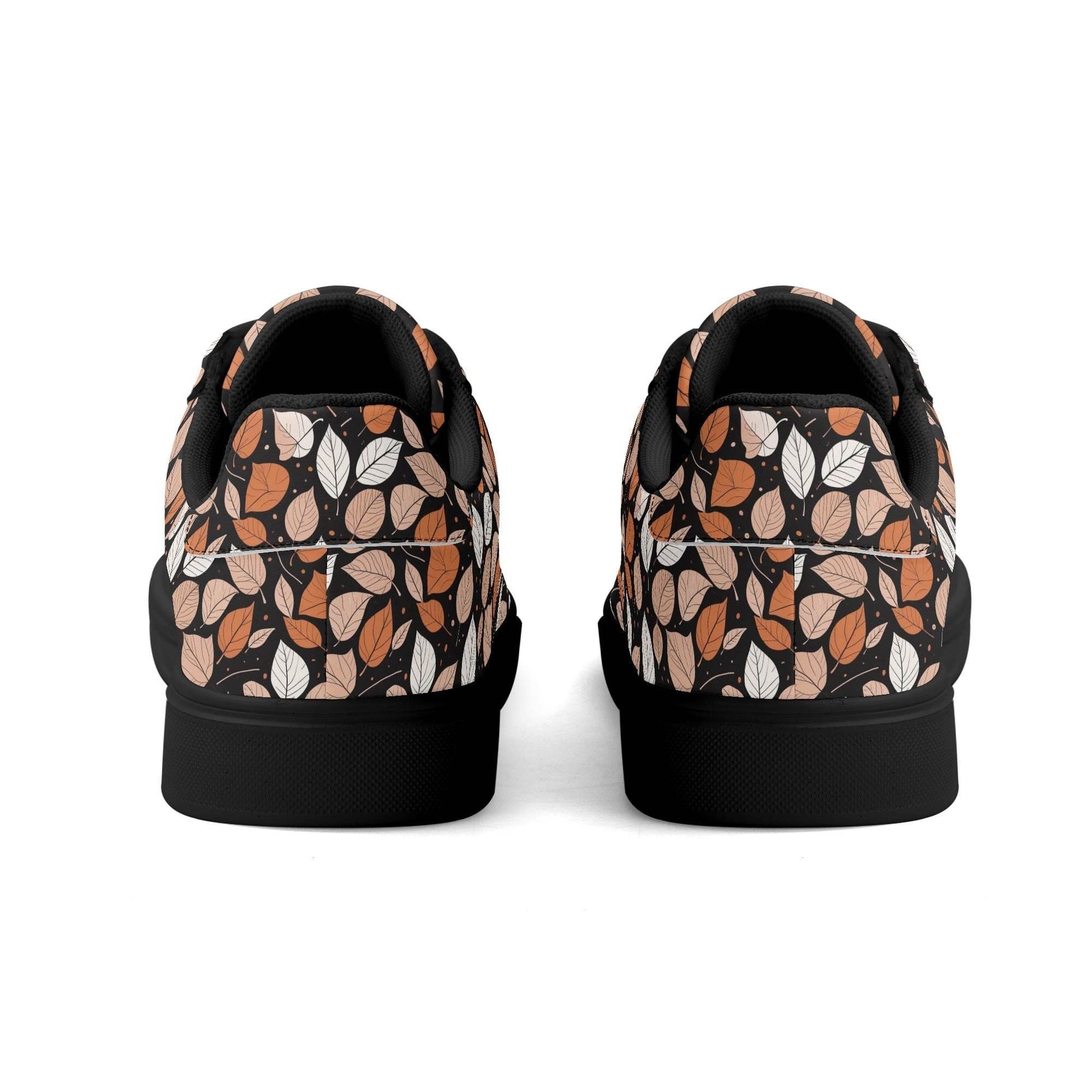 Dark leaves Adult Lightweight Brand Low Top Leather Shoes - DeRose Seasonal