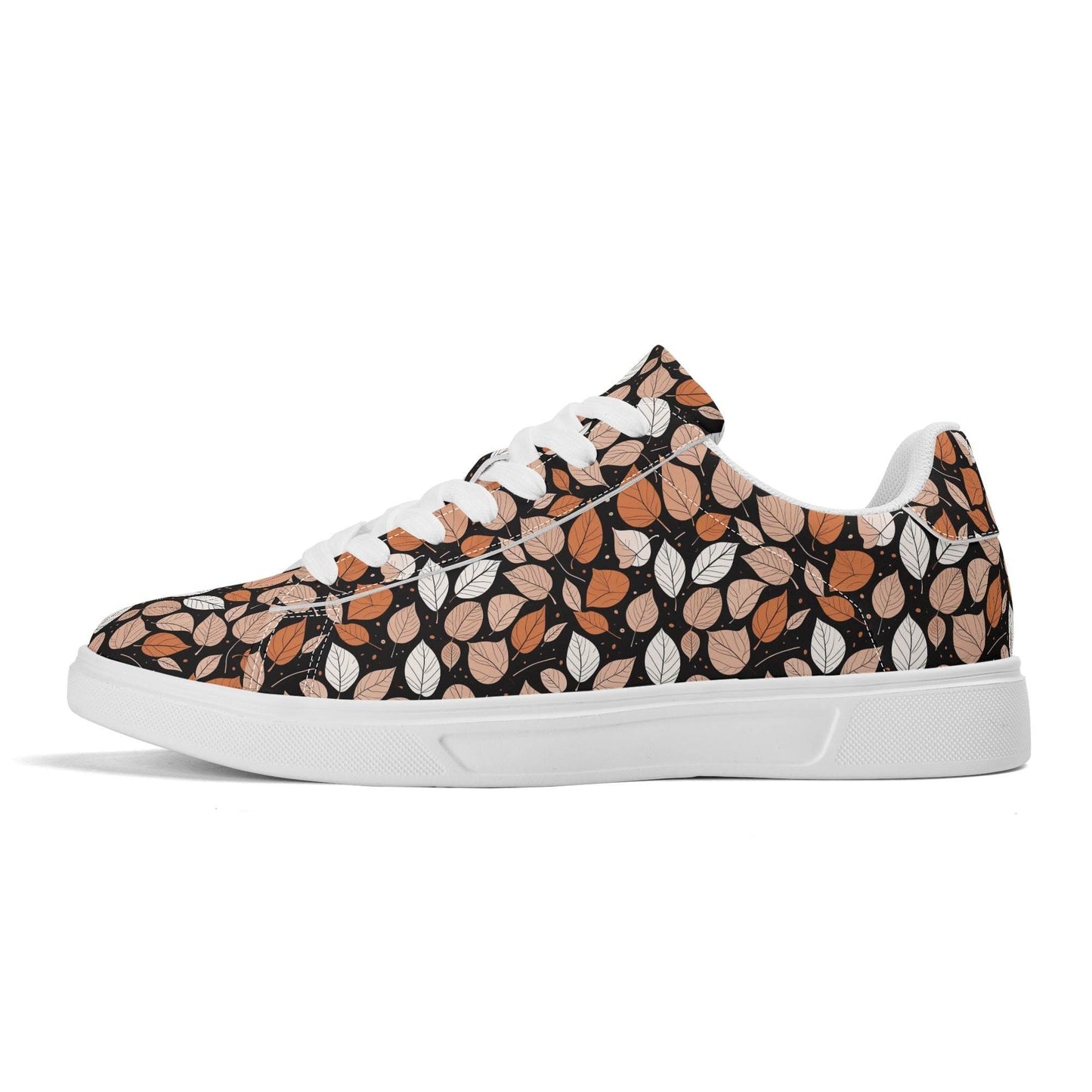 Dark leaves Adult Lightweight Brand Low Top Leather Shoes - DeRose Seasonal