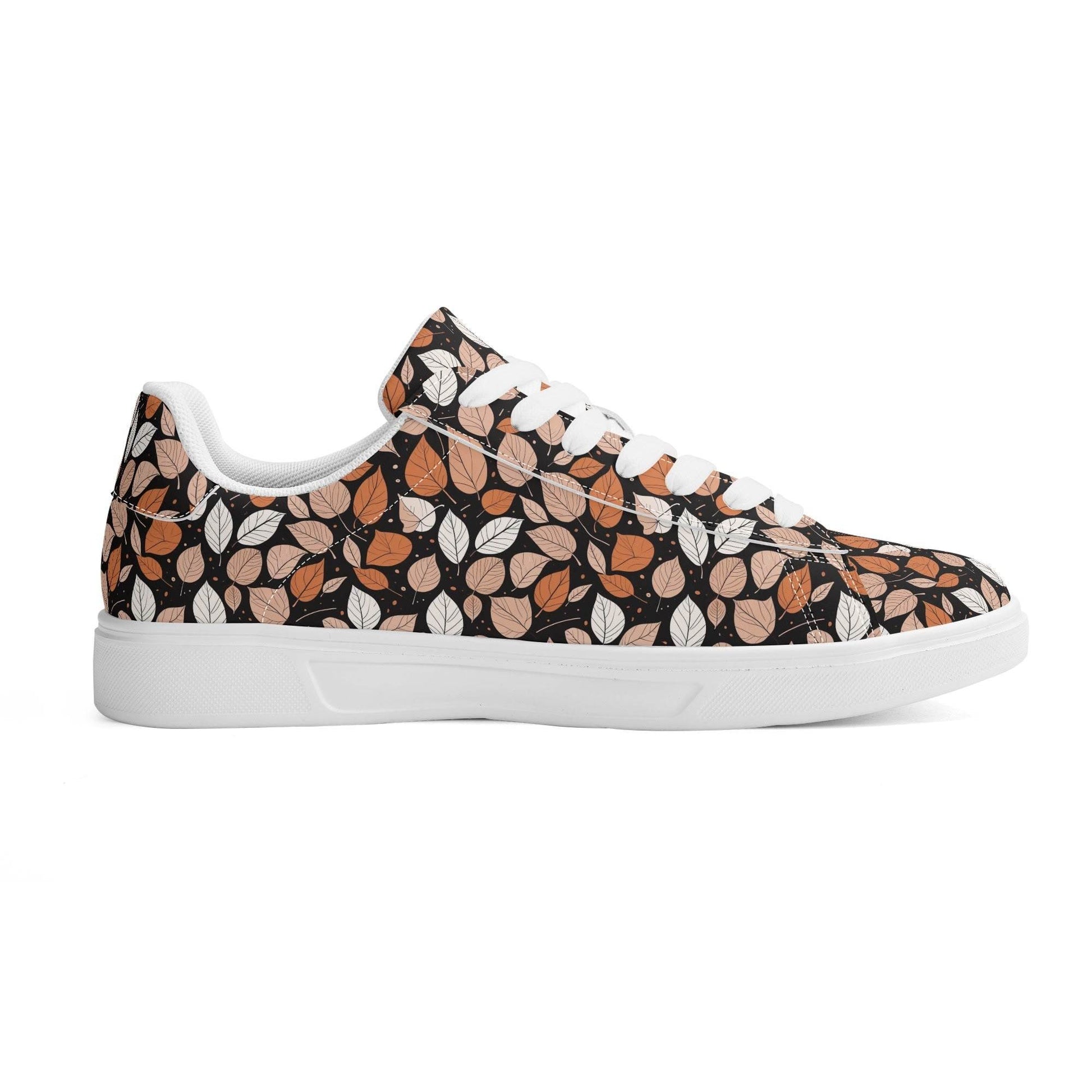 Dark leaves Adult Lightweight Brand Low Top Leather Shoes - DeRose Seasonal