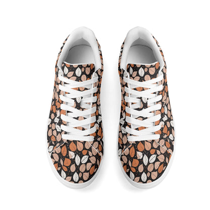Dark leaves Adult Lightweight Brand Low Top Leather Shoes - DeRose Seasonal