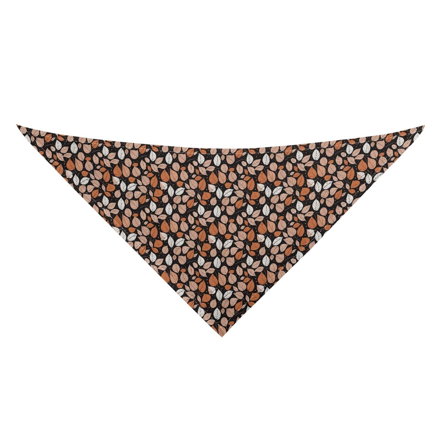 Dark leaves Animal Scarf Pet Adjustable Bandanas for Dogs Cats - DeRose Seasonal