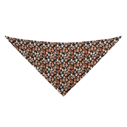 Dark leaves Animal Scarf Pet Adjustable Bandanas for Dogs Cats - DeRose Seasonal