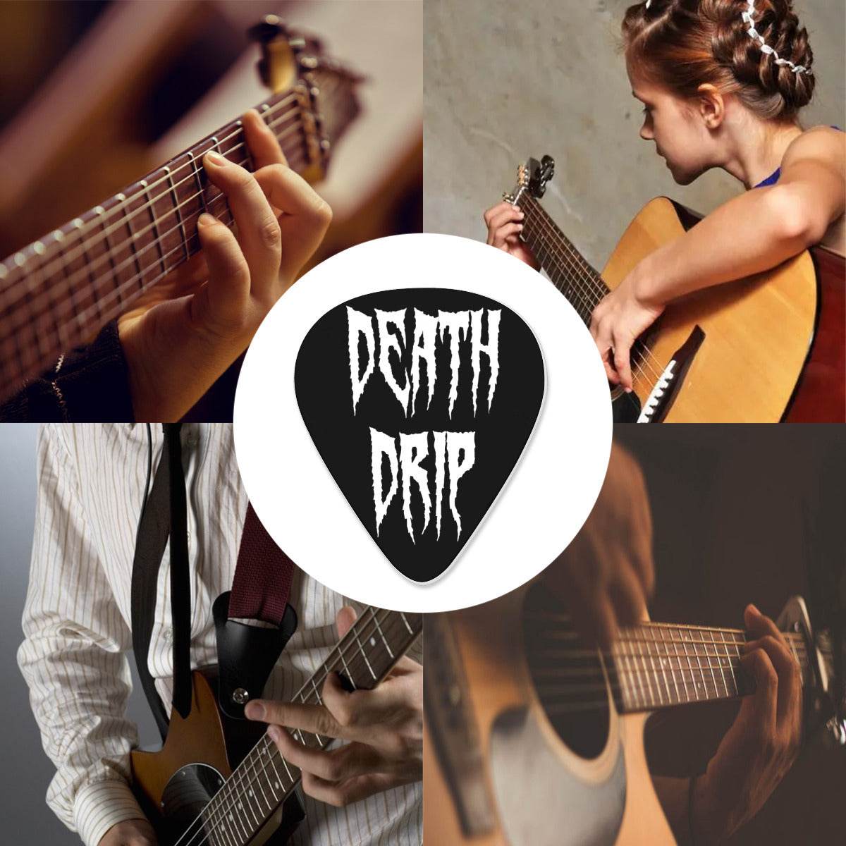 DeathDrip Signature Guitar Plastic Picks (Set of 6) - DeRose Seasonal
