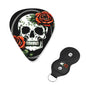 DeathDrip Skull and Rose Guitar Plastic picks (Set of 6) - DeRose Seasonal