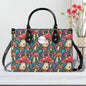 Deathcap Mushroom Luxury Women Leather Handbag (3 sizes) - DeRose Seasonal