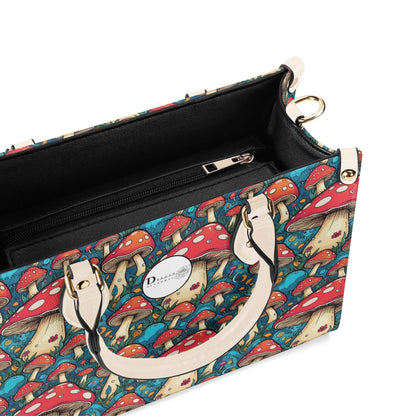 Deathcap Mushroom Luxury Women Leather Handbag (3 sizes) - DeRose Seasonal