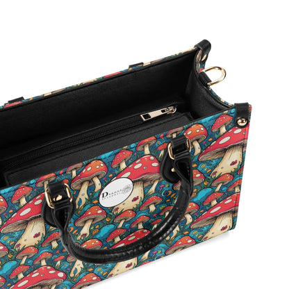 Deathcap Mushroom Luxury Women Leather Handbag (3 sizes) - DeRose Seasonal
