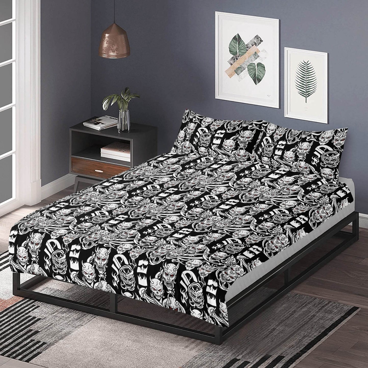 Demon 3 Pcs Beddings - DeRose Seasonal