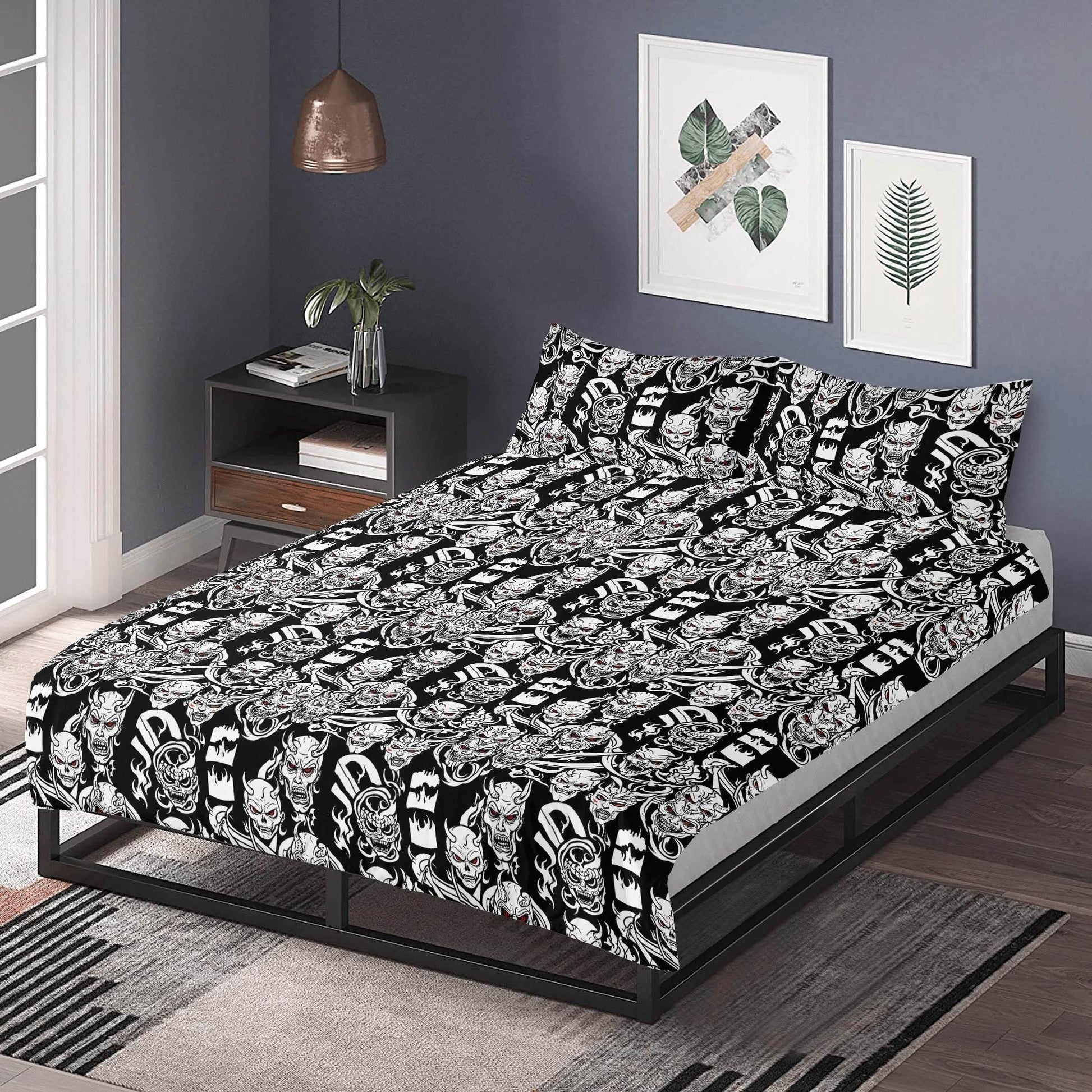 Demon 3 Pcs Beddings - DeRose Seasonal