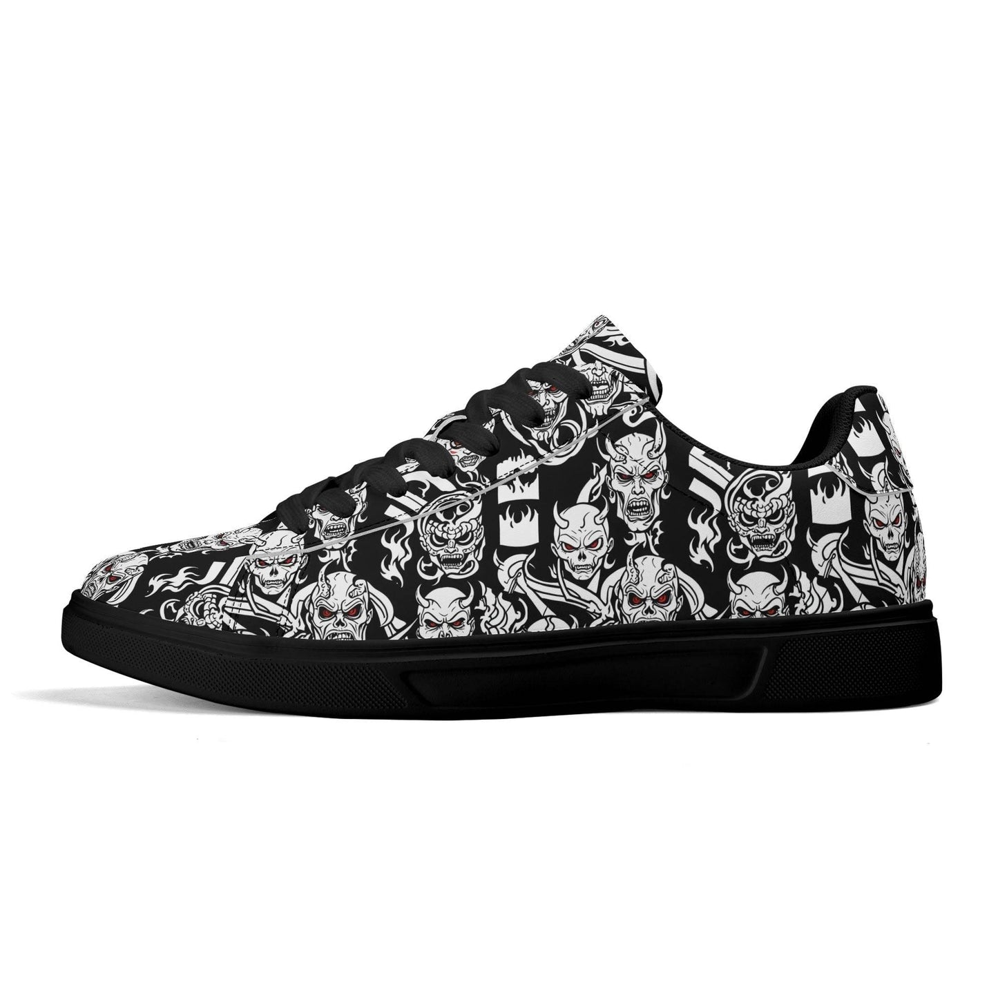 Demon Adult Lightweight Brand Low Top Leather Shoes - DeRose Seasonal