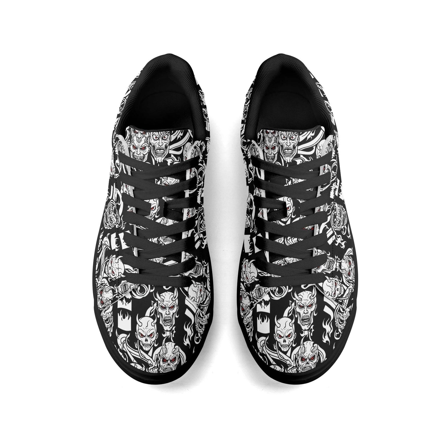 Demon Adult Lightweight Brand Low Top Leather Shoes - DeRose Seasonal