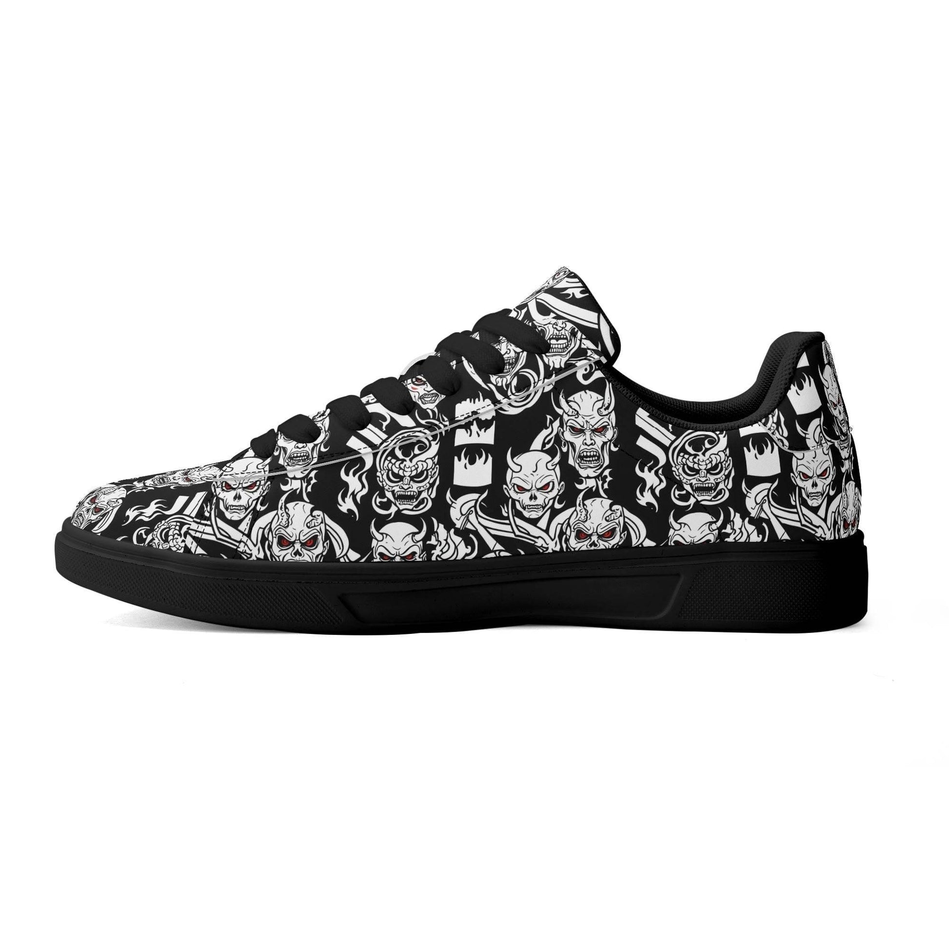 Demon Adult Lightweight Brand Low Top Leather Shoes - DeRose Seasonal