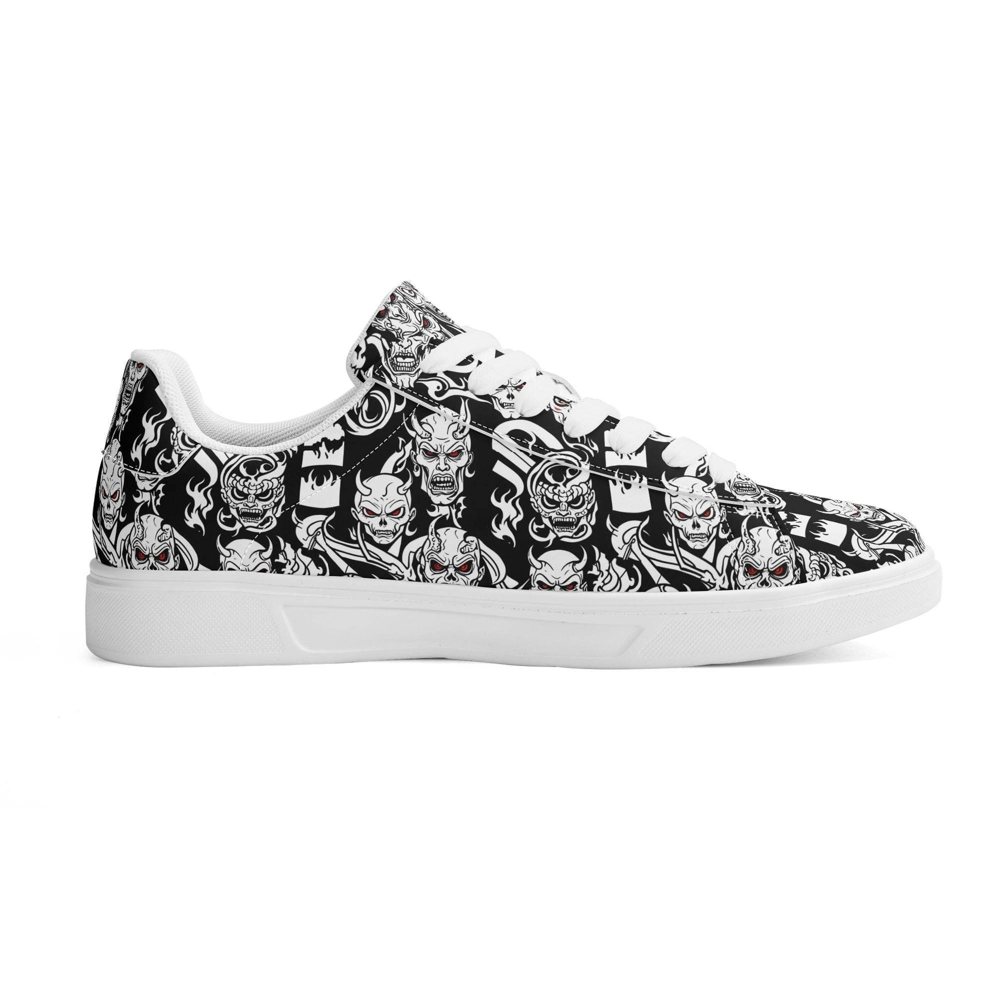 Demon Adult Lightweight Brand Low Top Leather Shoes - DeRose Seasonal