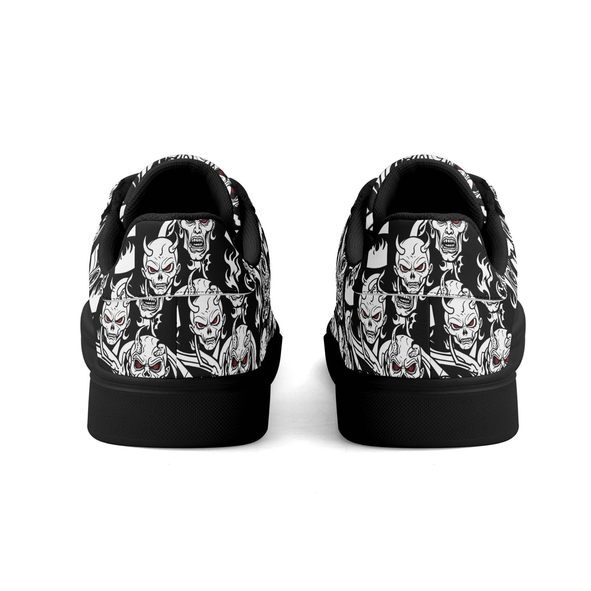 Demon Adult Lightweight Brand Low Top Leather Shoes - DeRose Seasonal