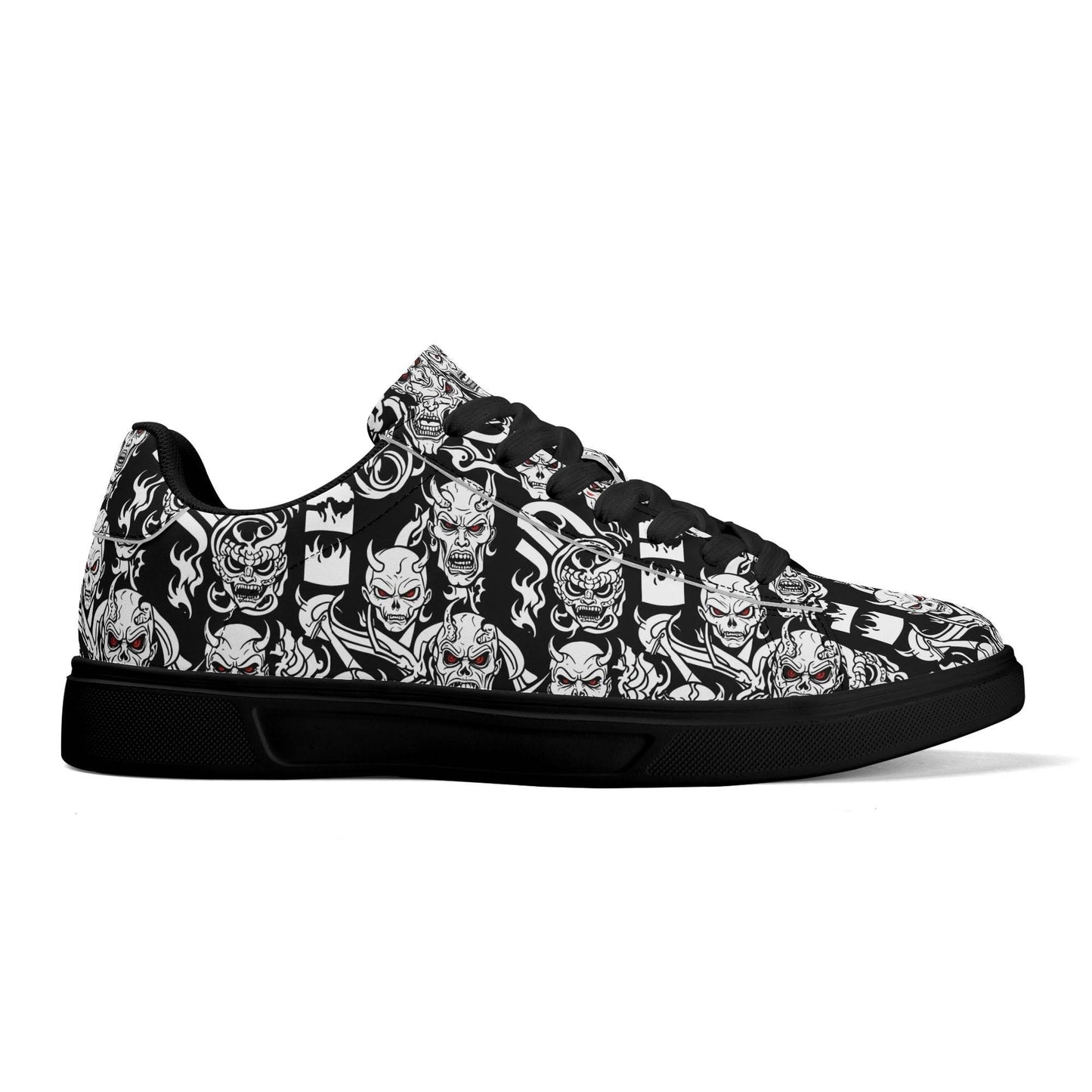 Demon Adult Lightweight Brand Low Top Leather Shoes - DeRose Seasonal