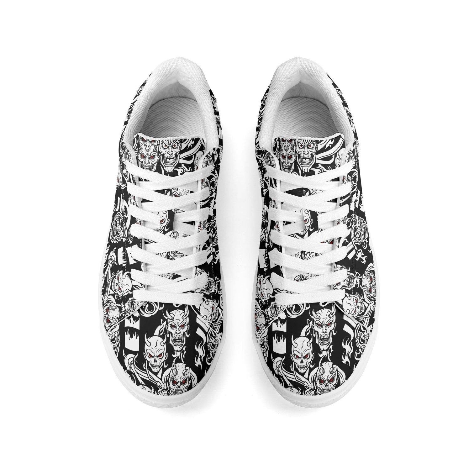 Demon Adult Lightweight Brand Low Top Leather Shoes - DeRose Seasonal