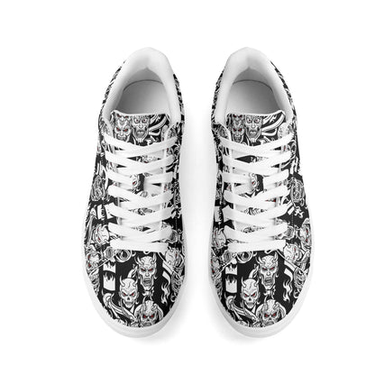 Demon Adult Lightweight Brand Low Top Leather Shoes - DeRose Seasonal