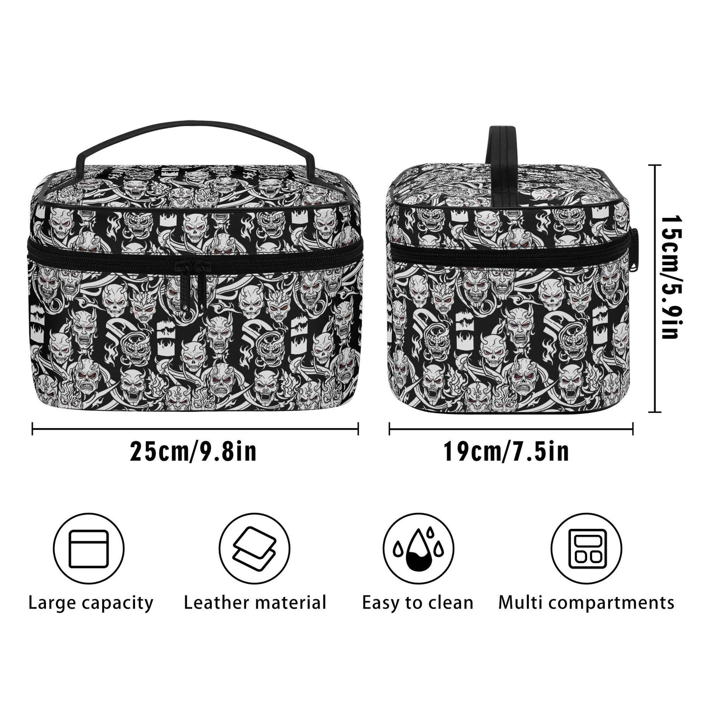 Demon Leather Cosmetic Bag - DeRose Seasonal