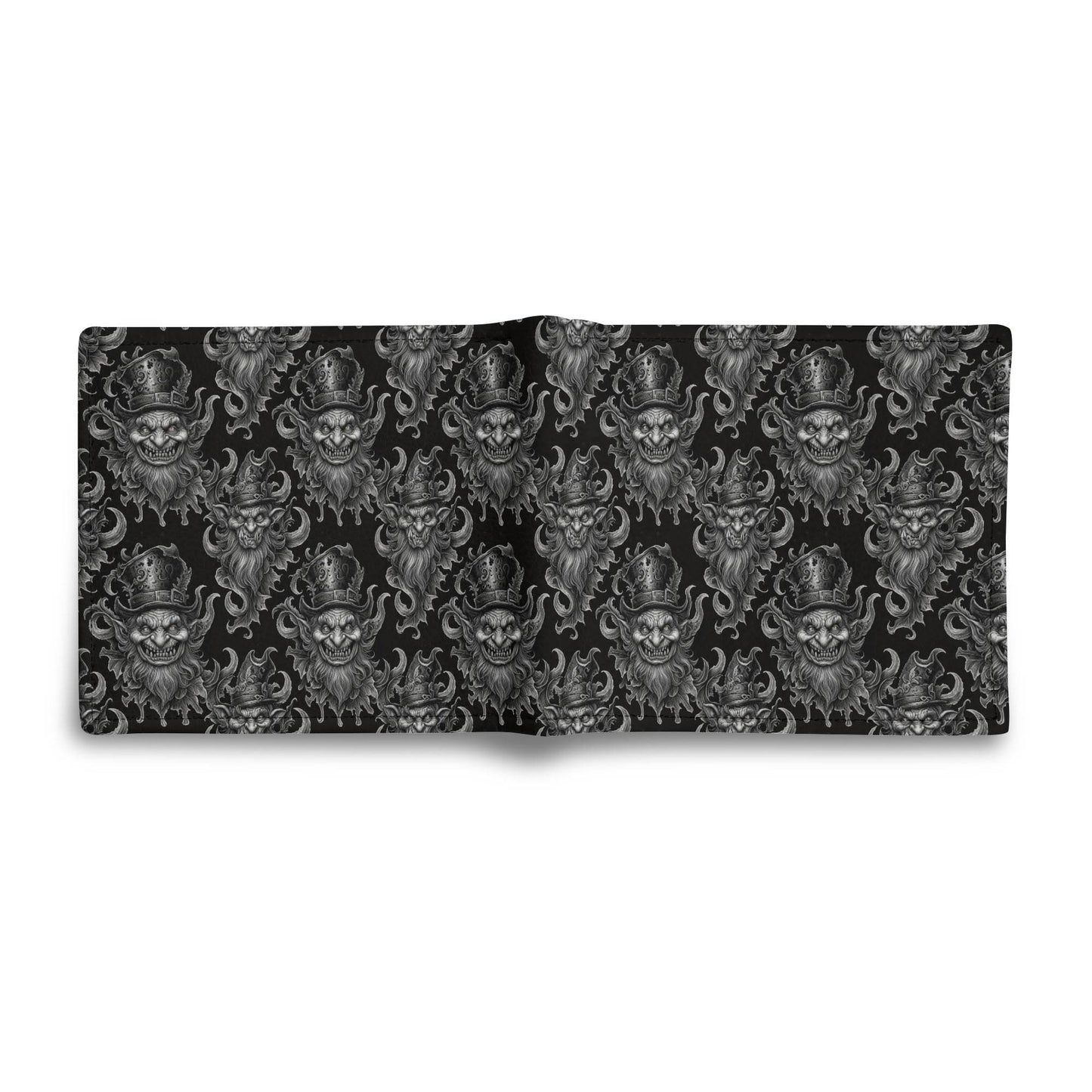 Demon Leprechaun Men's Leather Folded Wallet - DeRose Seasonal