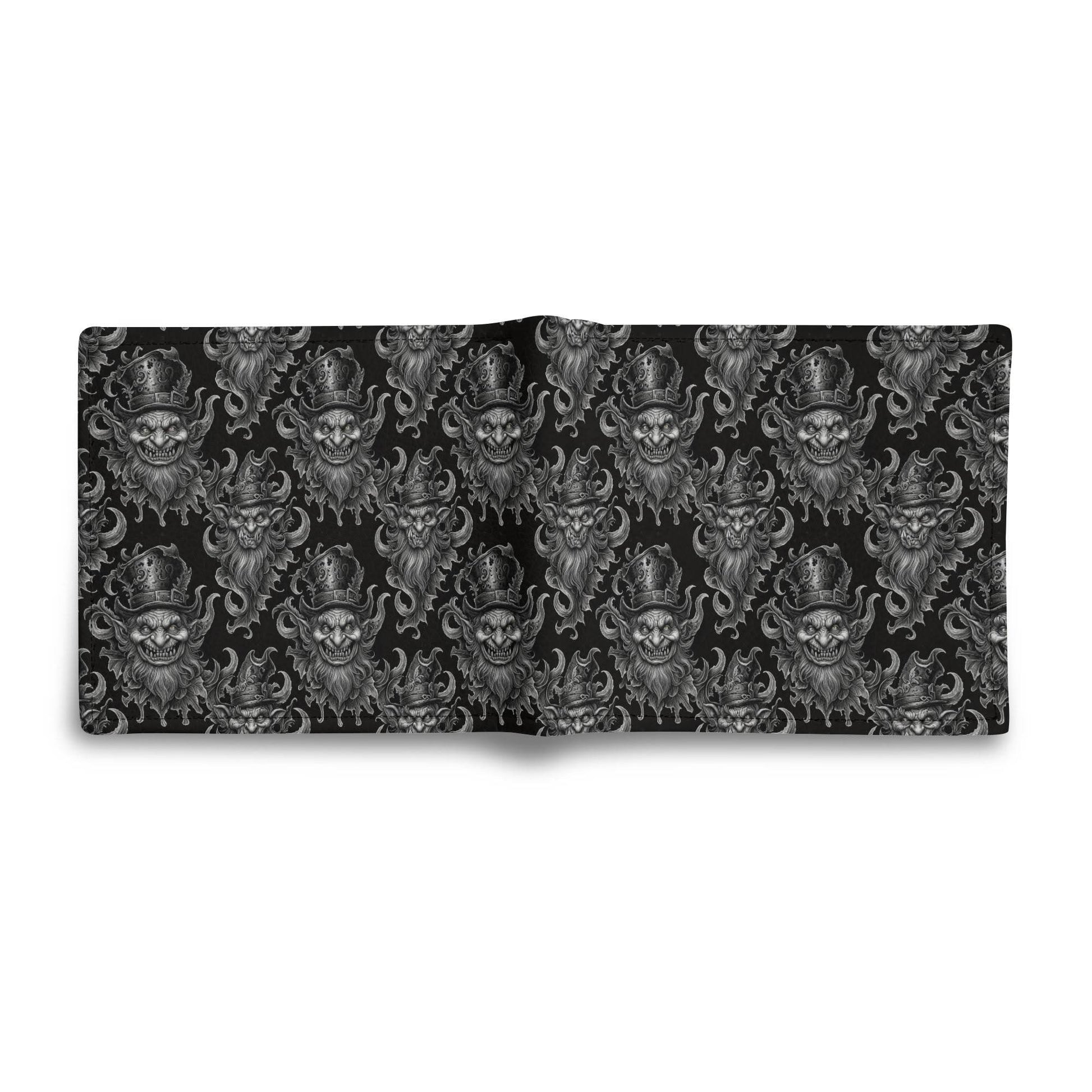 Demon Leprechaun Men's Leather Folded Wallet - DeRose Seasonal